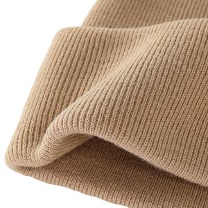 Top qualité fait vêtements d'hiver bonnets casquettes conception personnalisée votre Logo tricoté tissu hiver chaud bonnets casquettes 2026 - Product Image 5