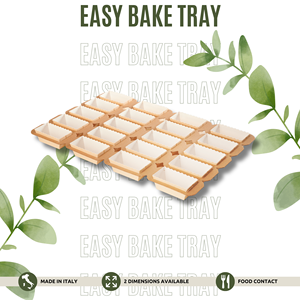 Moldes rectangulares personalizables para magdalenas y pasteles hechos en Italia, Celulosa pura, antiadherente, aptos para microondas - Product Image 2