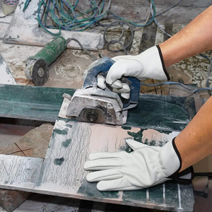 Guantes de Trabajo de Cuero de Primera Calidad, Guantes de Conducción de Doble Palma, Guantes de Invierno, Venta al por Mayor - Product Image 6