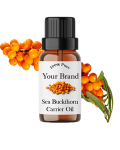 Huile végétale d'argousier 100% pure et naturelle de marque privée Huile végétale d'hippophae rhamnoides pressée à froid de qualité supérieure Vente en gros - Product Image 2