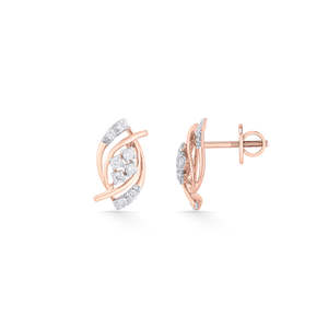 ต่างหูเพชรทรงบิดเกลียวเรืองแสง - Product Image 5