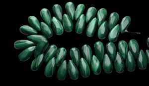 Natural Malachite Cabochon Lot <b>10</b> Pieces Side Drill Gemstones Calibrated Loose Stones for Jewelry Craft - Product Image 6