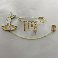 Pin Enamel Kustom Grosir, Pin Enamel Kelinci Balerina, Lencana Logam Paduan Seng Berlapis Emas Grosir untuk Pertunjukan Balet