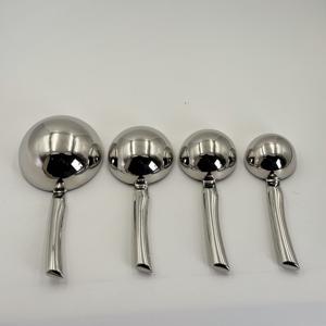 Stainless Steel Mirror Polish <b>Measuring</b> Spoon and <b>Cup</b> <b>Set</b> Custom <b>Measuring</b> <b>Cups</b> Kitchen Metal <b>Measuring</b> <b>Cups</b> - Product Image 5