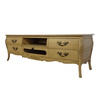 Meuble TV de style européen, reproduction antique, console TV de style français, meuble TV en bois pour salon