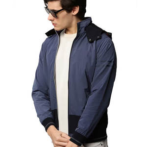 2024 último diseño personalizado de alta calidad para hombre impermeable a prueba de viento Reversible chaqueta de bombardero de moda de invierno con capucha gran oferta - Product Image 4