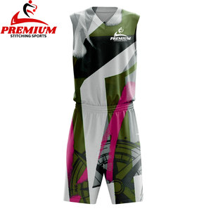 Pantalones cortos de baloncesto de verano, camiseta de baloncesto lisa, ropa deportiva, uniforme de baloncesto Unisex de poliéster 100% para hombres, ropa de equipo personalizada - Product Image 6