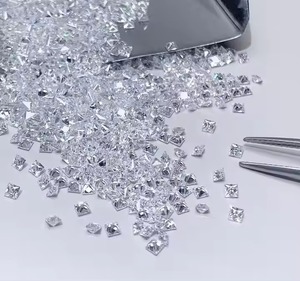 1.5mm et 5mm blanc E couleur VVS2 princesse coupe diamants en vrac petite pierre précieuse taillée carrée naturelle pour la fabrication de bijoux - Product Image 6