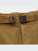 Shorts cargo décontractés pour hommes avec logo personnalisé, style streetwear estival, multi-poches, en nylon, avec ceinture en sangle