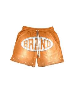 Unisex Acid Wash Sudadera con capucha Conjunto corto Rhinestone 100% algodón 220 GSM Oversized Custom distress impresión Streetwear Short Set - Product Image 5