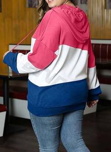 Sudadera con capucha de talla grande, disponible en una variedad de colores, suave, cómoda, elegante, informal, versátil, para uso diario, acogedora, estilo urbano, moderna - Product Image 2