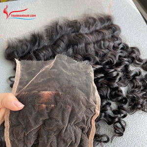 Cierre de encaje Cierre birmano y encaje frontal 100% Cabello humano vietnamita Venta al por mayor Cabello humano disponible - Product Image 2