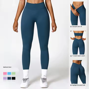 Leggings de Yoga Personalizados de Última Moda, Spandex/Nailon, Ropa Deportiva, Leggings de Yoga de Cintura Alta para Adultos - Product Image 3