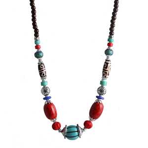 Beadside Fusion collares 1105911 cuentas de estilo bohemio Multicolor cadenas de madera religiosas cristianas clásico de moda para regalos - Product Image 1