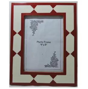 Best Quality Handcrafted Wooden Bone <b>Resin</b> Inlay Photo Frame Customized Beautiful Photo Frame for Decoration - Product Image 1