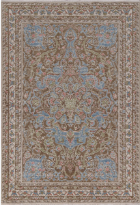 พรมขนสัตว์ถักขนาด8x10สีเขียวสำหรับห้องนอนห้องครัวและห้องเด็กวินเทจสีสันสดใส - Product Image 2