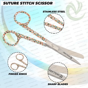 Vaslcare ชุดกรรไกร3ชิ้นพรีเมี่ยม, ออกแบบอย่างหรูหราอุปกรณ์พื้นฐานสำหรับเครื่องมือผ่าตัด - Product Image 2