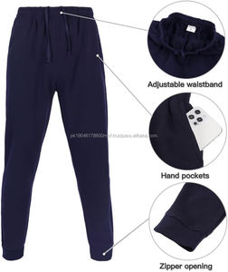 Survêtement de sport personnalisé de haute qualité pour hommes, pantalon de survêtement avec logo pour l'entraînement des adultes, tissu polaire imprimé de grande taille - Product Image 2