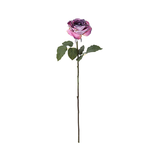 Simüle nemlendirici gül yapıştırılmış tek şube dokunmatik nemlendirici düğün gül kapalı dekorasyon yapay çiçek paket - Product Image 4