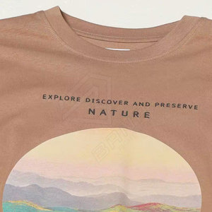 เสื้อยืดผู้หญิงผ้าคอตตอนแห้งเร็วระบายอากาศได้ดีใส่ลำลองสำหรับฤดูร้อน - Product Image 2