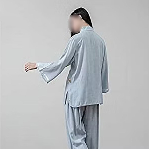 In Gray Color Best Quality Newest Product Hand Made Martial Art Training Wear <b>Women</b> Kung Fu Uniform - Product Image 5