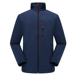 Chaqueta Softshell personalizada para hombre, ropa al por mayor, informal e impermeable con capucha y tela de lona, precio - Product Image 3
