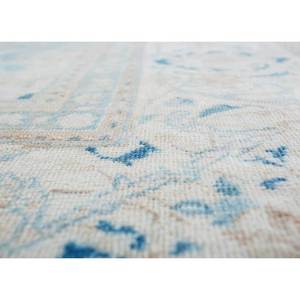 Alfombra de Lana Anudada a Mano de Estilo Vintage, Color Marfil, para Sala de Estar, Diseño de Medallón Abstracto Rectangular, para el Hogar, Pasillo o Habitación, Hecha a Mano - Product Image 3