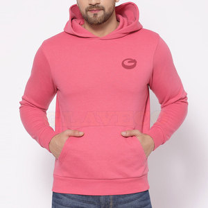Sudaderas con capucha a prueba de viento para hombre de algodón de la mejor calidad, directo de fábrica para invierno, técnicas de teñido liso, cuello con capucha de patrón sólido - Product Image 1