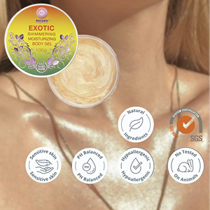 เจลทาตัวประกายวิ้งค์ Exotic Trade Glow Series ขนาด 100 กรัม จำหน่ายส่ง รับผลิตแบรนด์ของคุณเอง ปริมาณมาก สำหรับธุรกิจความงาม Exotic Trade Glow Ser - Product Image 4