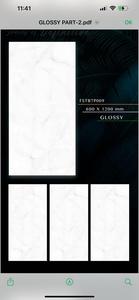 Azulejos de pared de diseño moderno de superficie mate gris claro de 300x600 textura sólida para uso en baños y apartamentos - Product Image 3