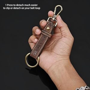 พวงกุญแจรถหนังกำมะหยี่หนังเทียมอเนกประสงค์ที่ใส่กุญแจสากลออกแบบและขนาดได้ตามต้องการ - Product Image 4