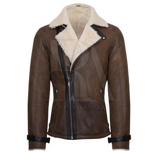 แจ็กเก็ตหนังแท้คลาสสิกสำหรับผู้ชายมีขนาดสีและดีไซน์ตามสั่งและมีจำหน่าย - Product Image 5