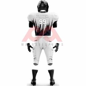 เสื้อเจอร์ซีย์แขนสั้น NCAA เสื้อซ้อมฟุตบอลอเมริกันปักลายปรับแต่งได้ - Product Image 3