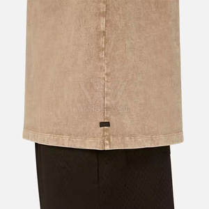 Vêtements de ville Vêtements d'été Ensembles de shorts respirants lavés à l'acide Logo personnalisé Ensembles de shorts lavés à l'acide pour hommes - Product Image 6