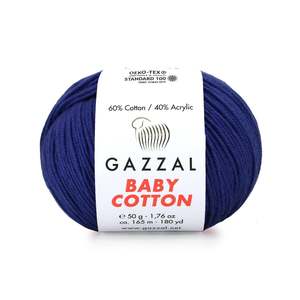 Gazzal 50g Hilo de algodón mezclado bebé 3438 - Product Image 1