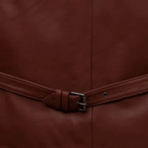 เสื้อกั๊กหนังแกะแท้สำหรับผู้ชาย, เสื้อกั๊กหนังแกะแท้มีกระเป๋าด้านหน้าปรับเข็มขัดได้เสื้อกั๊กหนังยาวสั้น100% - Product Image 5