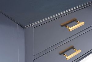 Mesa Consola de Madera de Lujo Hecha a Mano con 3 Cajones, Mueble de Entrada para el Pasillo con Herrajes de Latón para Hogar de Lujo, Hotel y Resort - Product Image 2