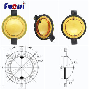 Bobina de voz de 100W, 51,6mm, 16 Ohmios, reemplazo de diafragma fenólico, bocina de Tweeter, Bobina de voz, película de diafragma, piezas de unidad de reparación de altavoz - Product Image 6