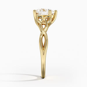 Trending Certified 1ct Heart Shape Lab Grown Diamond 14K Oro sólido Anillos de joyería de compromiso para mujeres Regalo al mejor precio - Product Image 3