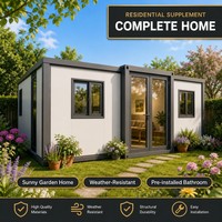 Cabane de luxe préfabriquée modulaire pour l'extérieur, idéale pour les espaces de vie de style resort avec cuisine d'été intégrée