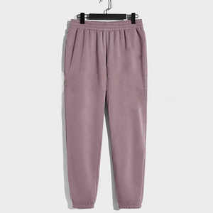 Parches bordados de moda de estilo único para hombre, ropa de invierno estampada de algodón 100% de peso pesado, conjunto de chándal, ropa activa de patrón sólido - Product Image 5