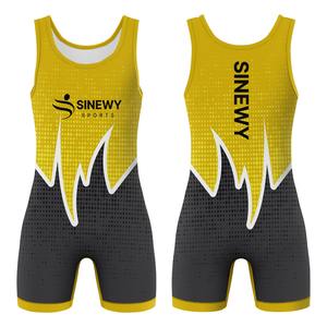 Camisetas y mallas de lucha juvenil Estiramiento Secado rápido Transpirable Diseño personalizado Ropa de gimnasio - Product Image 3