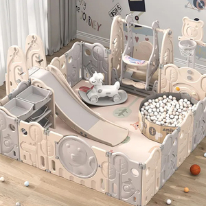 Clôture de sécurité pour enfants, parc de jeu pliable et coloré, mobilier de maternelle OEM, barrière de sécurité pour bébé ou aire de jeux pour enfants - Product Image 6