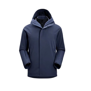 Nouvelle veste softshell imperméable pour hommes coupe-vent d'hiver en nylon et polyester pour la randonnée - Product Image 3