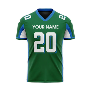 Camiseta de fútbol americano personalizada transpirable de talla grande verano blanco dorado granate equipo uniforme personalizado nombre Número ropa deportiva - Product Image 6