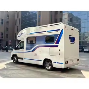 บ้านเคลื่อนที่สำหรับตั้งแคมป์ RV 4x4หรูหราพร้อม6ที่นั่งไฟเบอร์กลาสผลิตในสหรัฐอเมริกาและยุโรปสำหรับตั้งแคมป์ใช้ในบ้าน - Product Image 3