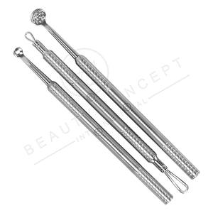 Empujador de cutículas y removedor de callos de acero inoxidable de 2 vías, herramienta de cuidado de la piel muerta de doble cabeza para manicura y pedicura - Product Image 5