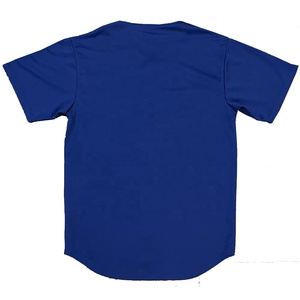 Maillots de baseball unisexes sur mesure de haute qualité, respirants, grande taille, en mesh, col en V, avec logo personnalisé - Product Image 6