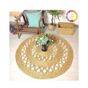 Alfombra de algas marinas naturales para sala de estar, alfombra redonda hecha a mano para suelo, alfombra duradera ecológica para dormitorio, oficina e Interior de Hotel - Product Image 1