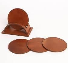 Venta al por mayor de posavasos de piedra de cuero Posavasos de cuero para eventos promocionales y utensilios de cocina y restaurantes a bajo precio - Product Image 6